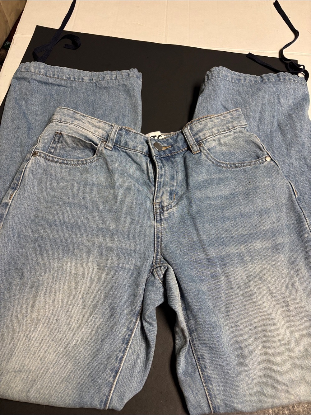 Light Wash Wide Leg Women's Jeans
